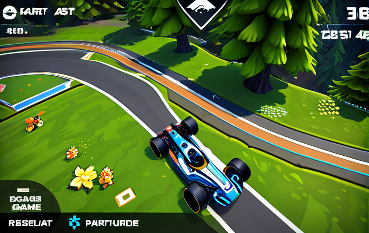 카트라이더 초보 유저의 성공 비법 - Drifting Action**

"A vibrant and dynamic screenshot of a KartRider race, focusing on a kart mid-dri...