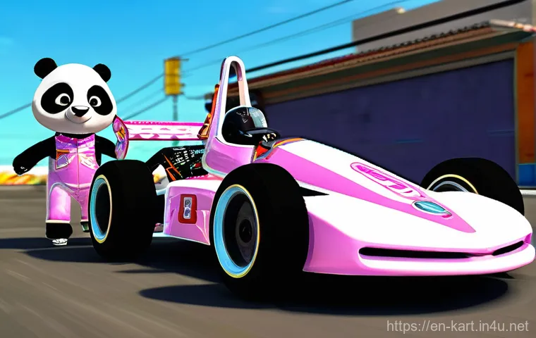 카트라이더 신규 업데이트와 팬아트 대회의 성공 스토리 - **Prompt Title: The Apex Drift**
    A highly skilled KartRider: Drift racer, female, mid-20s, with ...