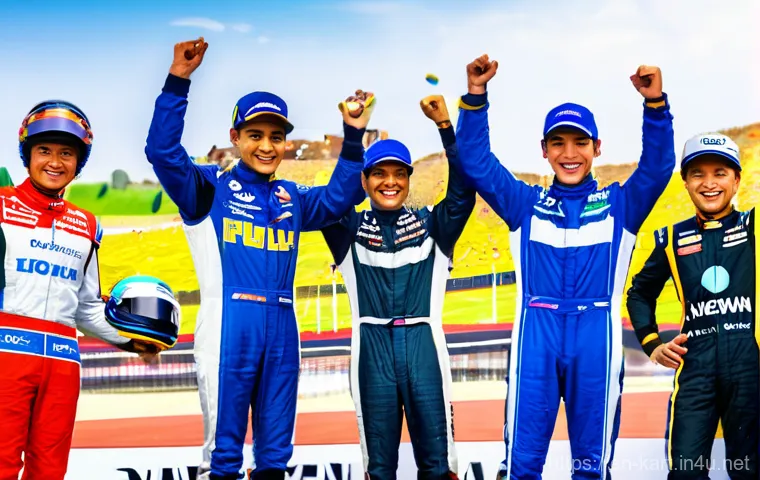 카트라이더 신규 유저 학습 가이드 - The Art of the Perfect Drift**

"A close-up, dramatic shot of a skilled racer executing a flawless d...