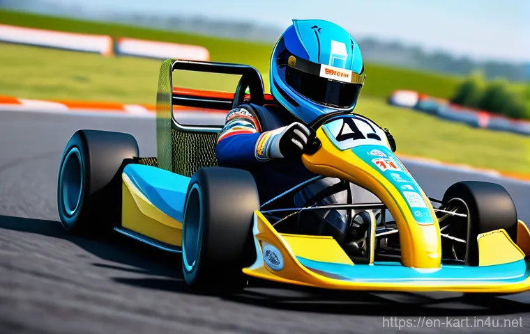 카트라이더 초보자를 위한 라이브 - Prompt 1: A Rookie's First Turn**