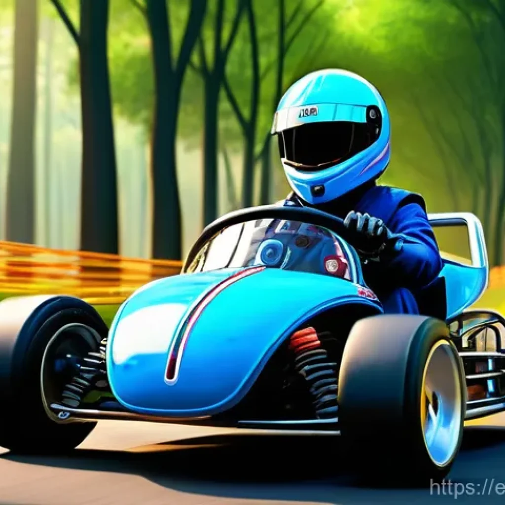 카트라이더 신규 캐릭터와 팬아트의 조화 - **Prompt 1: Nostalgic KartRider Adventure with a Modern Twist**
    "A vibrant, dynamic illustration...