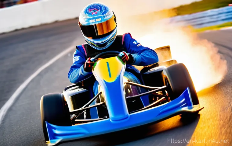 카트라이더 초보 유저 드리프트 연습법 - Prompt 1: The Exhilaration of a Perfect Full Drift**