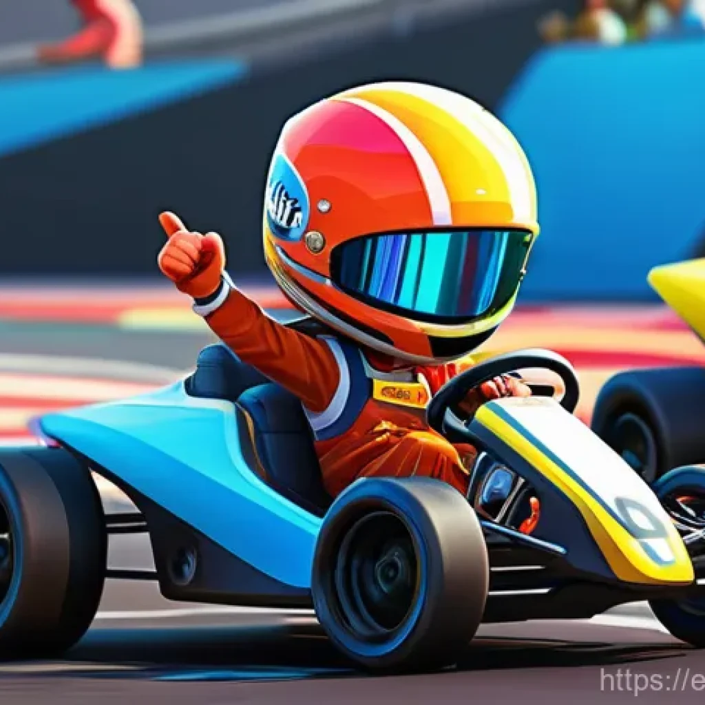 카트라이더 모바일 버전 차이점 - **Prompt 1: Vibrant Mobile Racing Fun - KartRider Rush+ Style**
    "A dynamic, high-energy scene de...