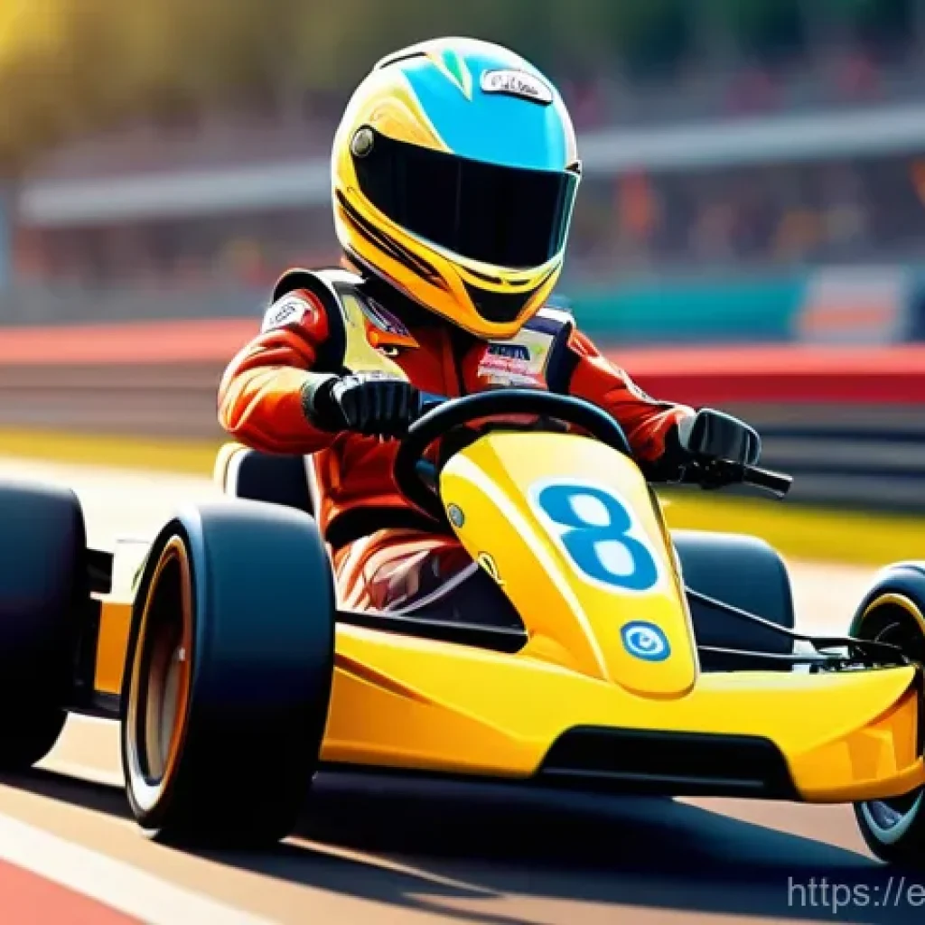 카트라이더 팬아트 이벤트 참여 스토리 - **Prompt 1: "The Champion's Custom Ride"**
    A vibrant and energetic illustration in the style of ...