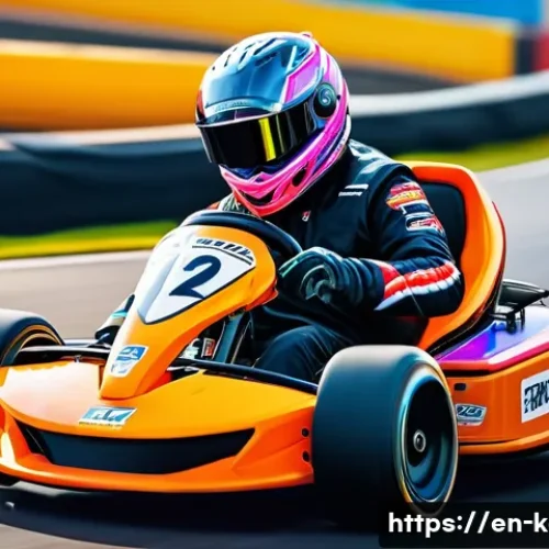 카트라이더 팬아트 대회 참가자 인터뷰 - A vibrant, cartoonish-style KartRider scene featuring a dynamic racer character wearing colorful rac...