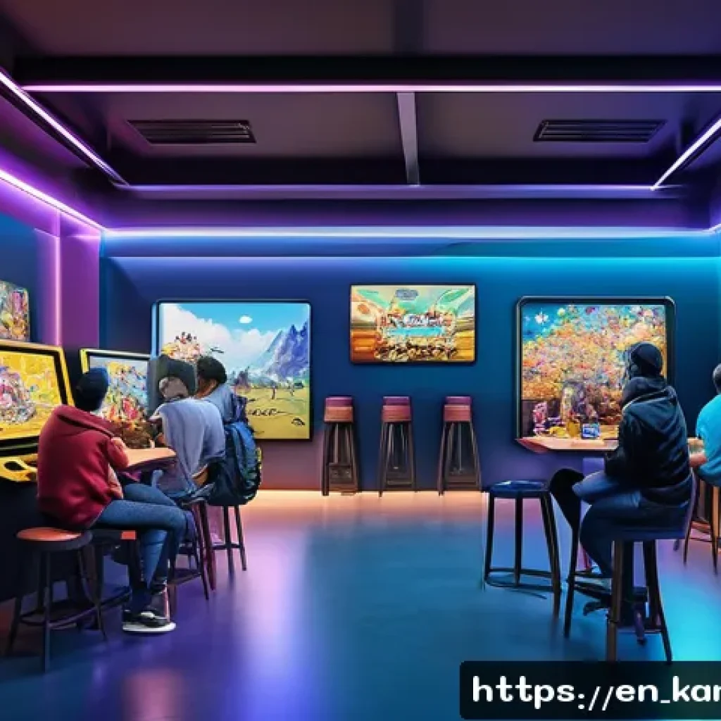 카트라이더 신규 유저와 팬아트 대회의 성장 이야기 - A vibrant digital art contest scene showing diverse players of various ethnicities and ages, all wea...